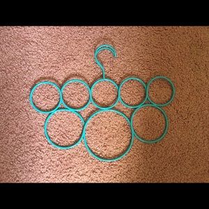 Teal Scarf Hanger